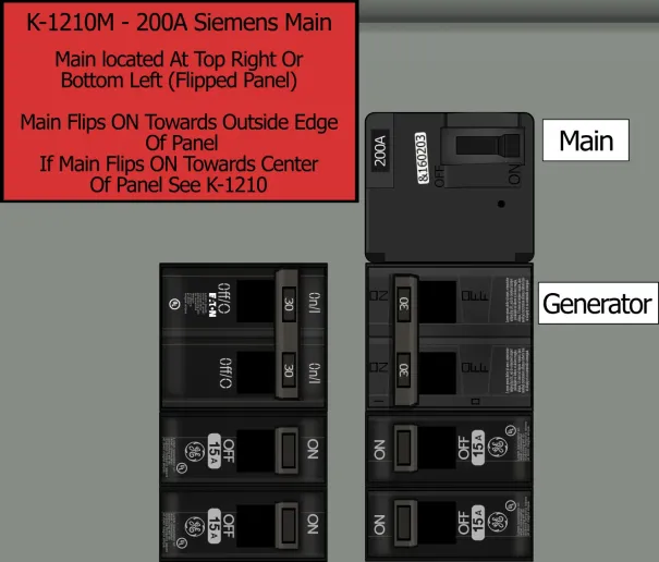 K-1210M Panel Photo Without Kit
