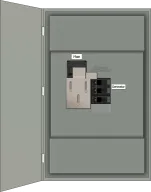 K-1410 Panel Photo With Main Off and Generator On