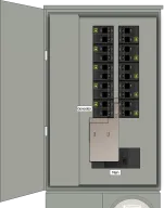 K-5011 Panel Photo With Main Off and Generator On