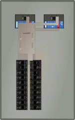 K-6411 Panel Photo With Main Off and Generator On