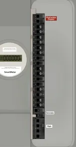KS-1317 Panel Photo With Main On and Solar On and Generator Off
