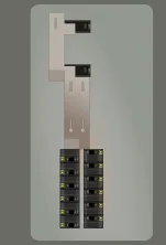 K-5511 Panel Photo With Main Off and Generator On