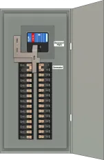 K-6010 Panel Photo With Main Off and Generator On