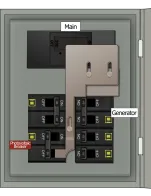 KS-5010 Panel Photo With Main Off and Generator On