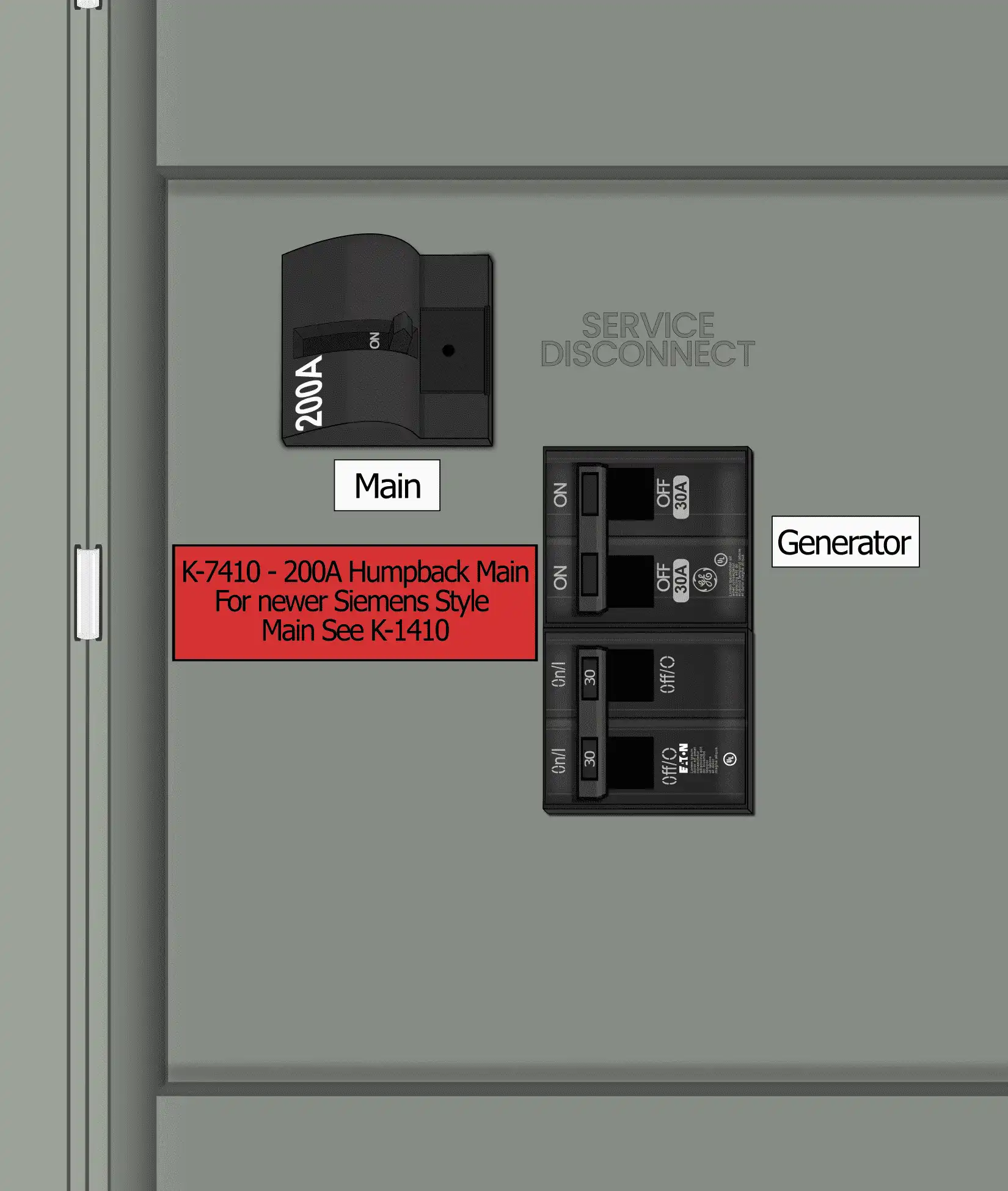 K-7410 Panel without Kit