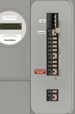 KS-1316 Panel Photo With Main On and Solar On and Generator Off