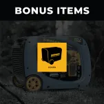 WH03242 generator with included protective cover accessory