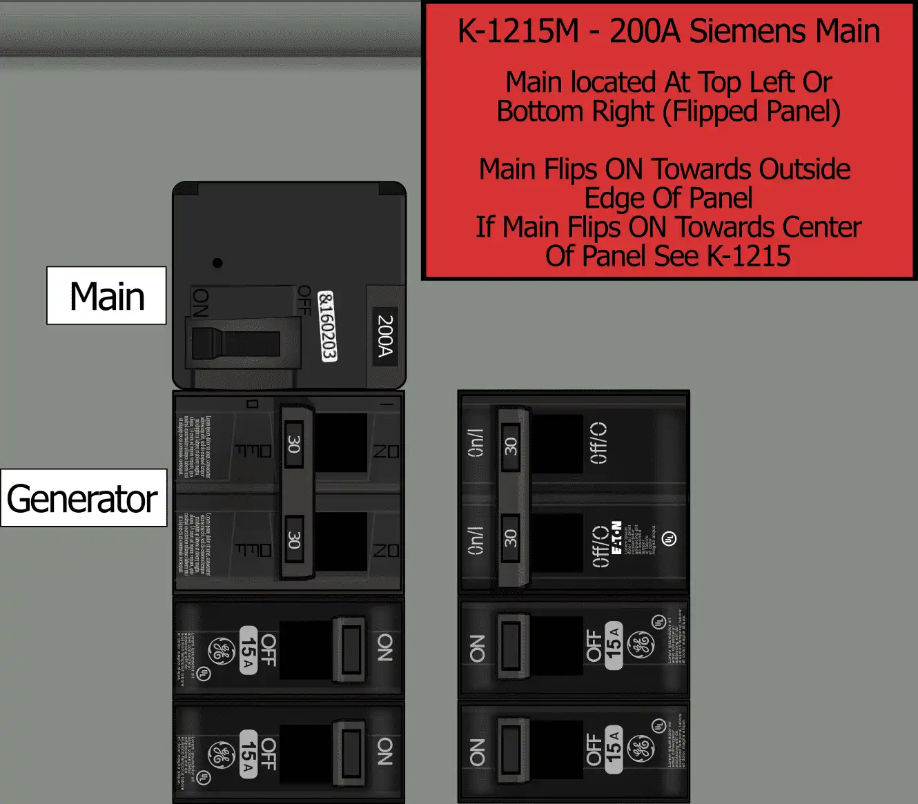 K-1215M Panel Photo Without Kit