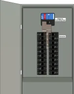 K-6510 Panel Photo With Main Off and Generator On