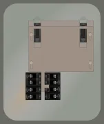 K-8711 Panel Photo With Main Off and Generator On