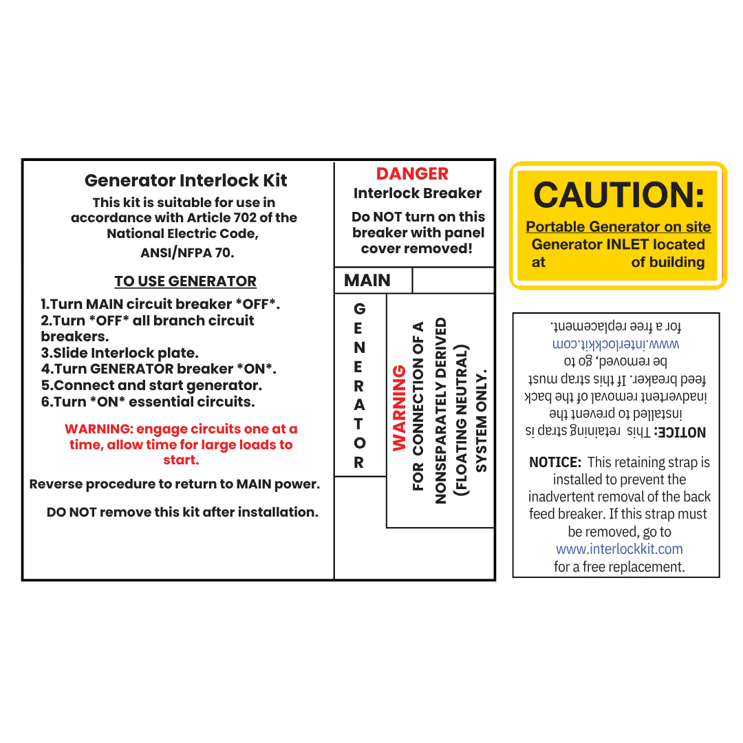 Image of Small Label Pack Non Solar Stickers (3)