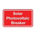 Image of Small Solar label Pack Solar Sticker