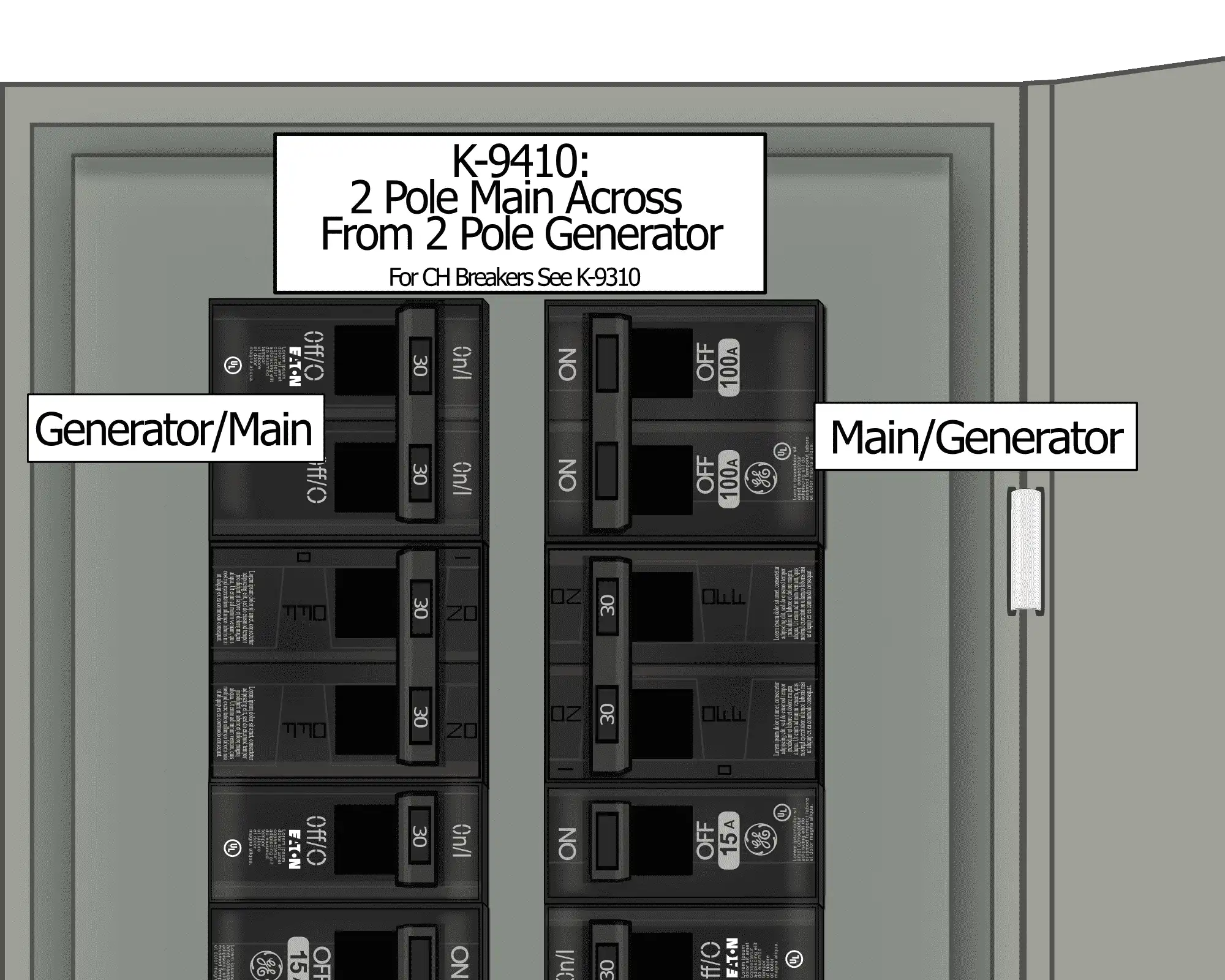 K-9410 Panel Photo Without Kit