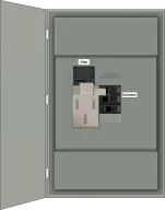 K-1410 Panel Photo With Main On and Generator Off