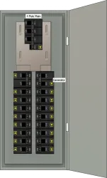 K-5310 Panel Photo With Main Off and Generator On