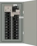 K-7010M Panel Photo With Main On and Generator Off