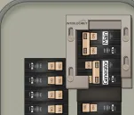 K-9210 Panel Photo With Main On and Generator Off