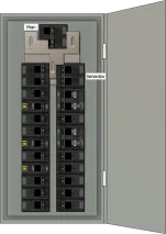 K-1512 Panel Photo With Main Off and Generator On