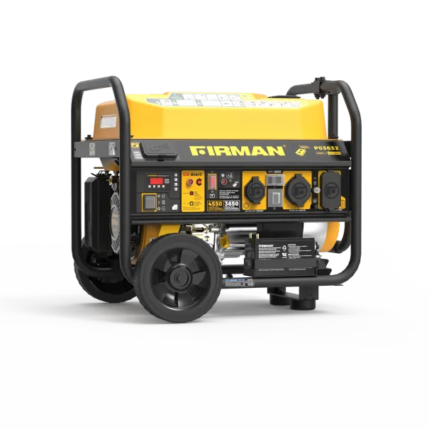 Gas Portable Generator 4550/3650W Remote Start 120/240V CO Alert