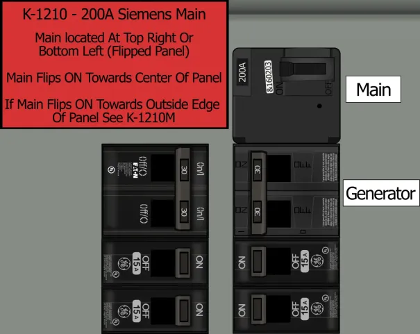 K-1210 Panel Photo Without Kit