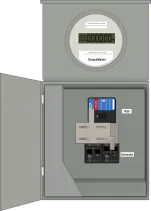 K-6210 Panel Photo With Main On and Generator Off