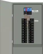 K-6510 Panel Photo With Main On and Generator Off