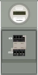 K-8510 Panel Photo With Main Off and Generator On