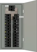 K-1512 Panel Photo With Main On and Generator Off