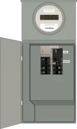 K-1210 Panel Photo With Main On and Generator Off