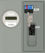 K-6716 Panel Photo With Main On and Generator Off