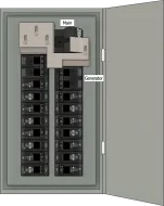 K-7010M Panel Photo With Main Off and Generator On