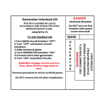 Image of Small Label Pack Generator Interlock Kit