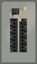 A photo of Lockable Interlock Kit KL-4010/5 With The Main On and Generator Off