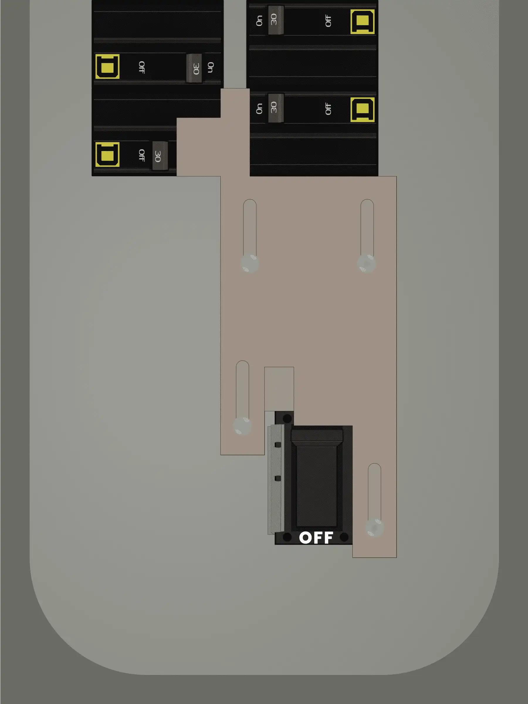 K-5610 main on and generator off
