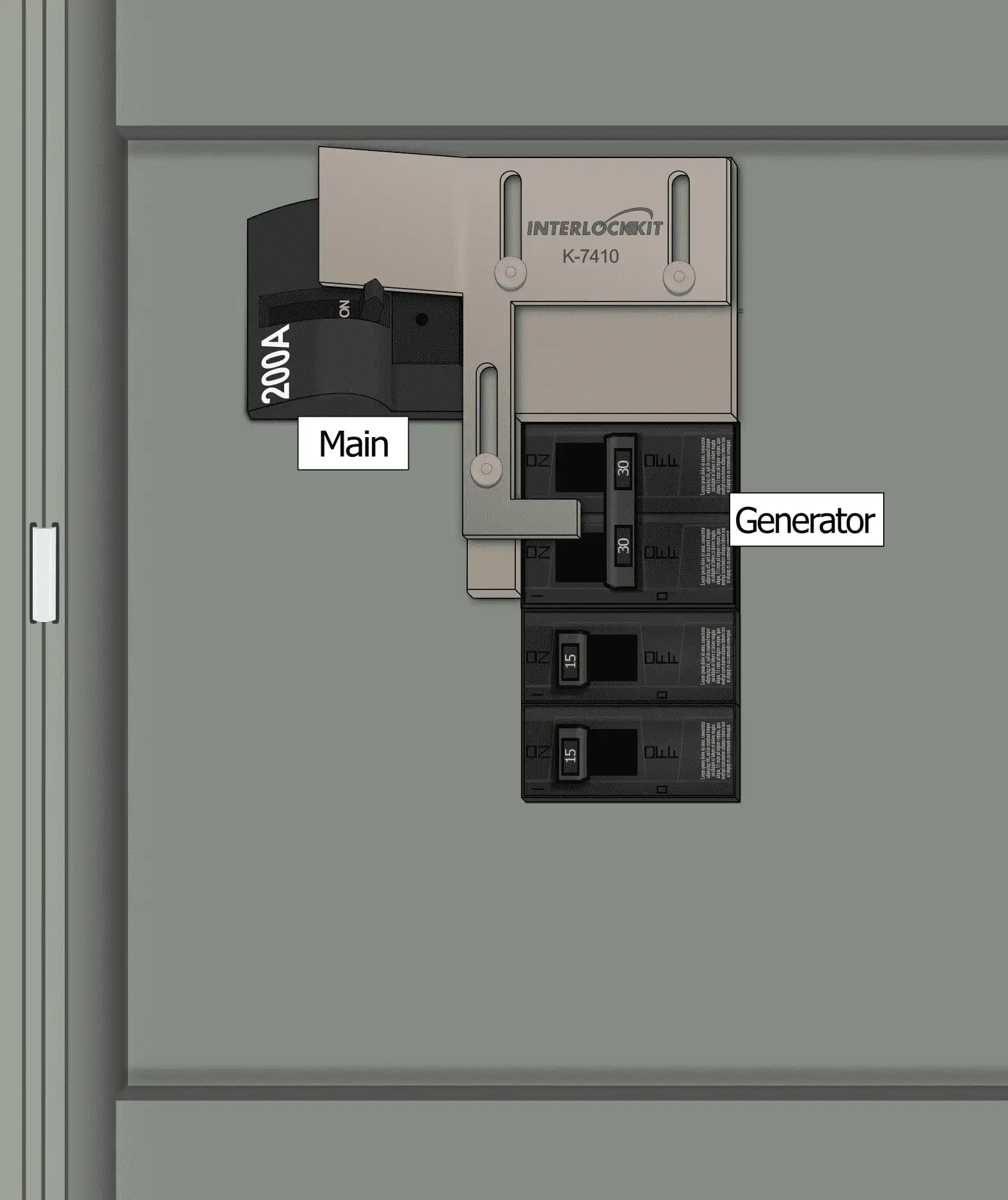 K-7410 Panel Photo With Main On