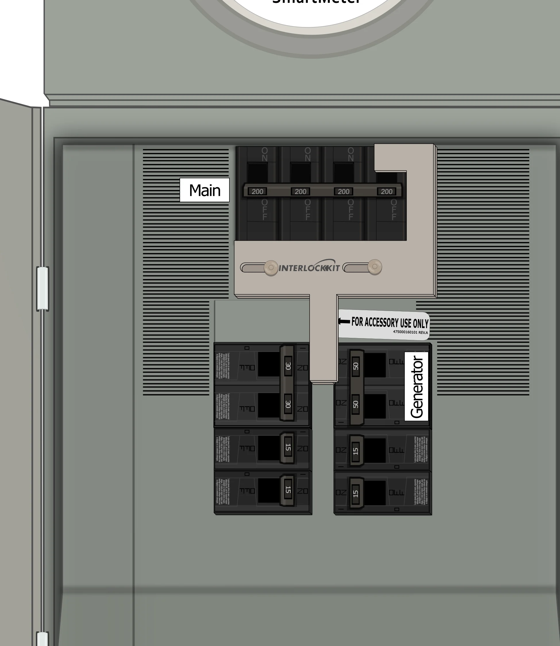 K-1010R4 Panel Photo With Gen On