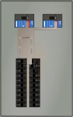K-6411 Panel Photo With Main On and Generator Off