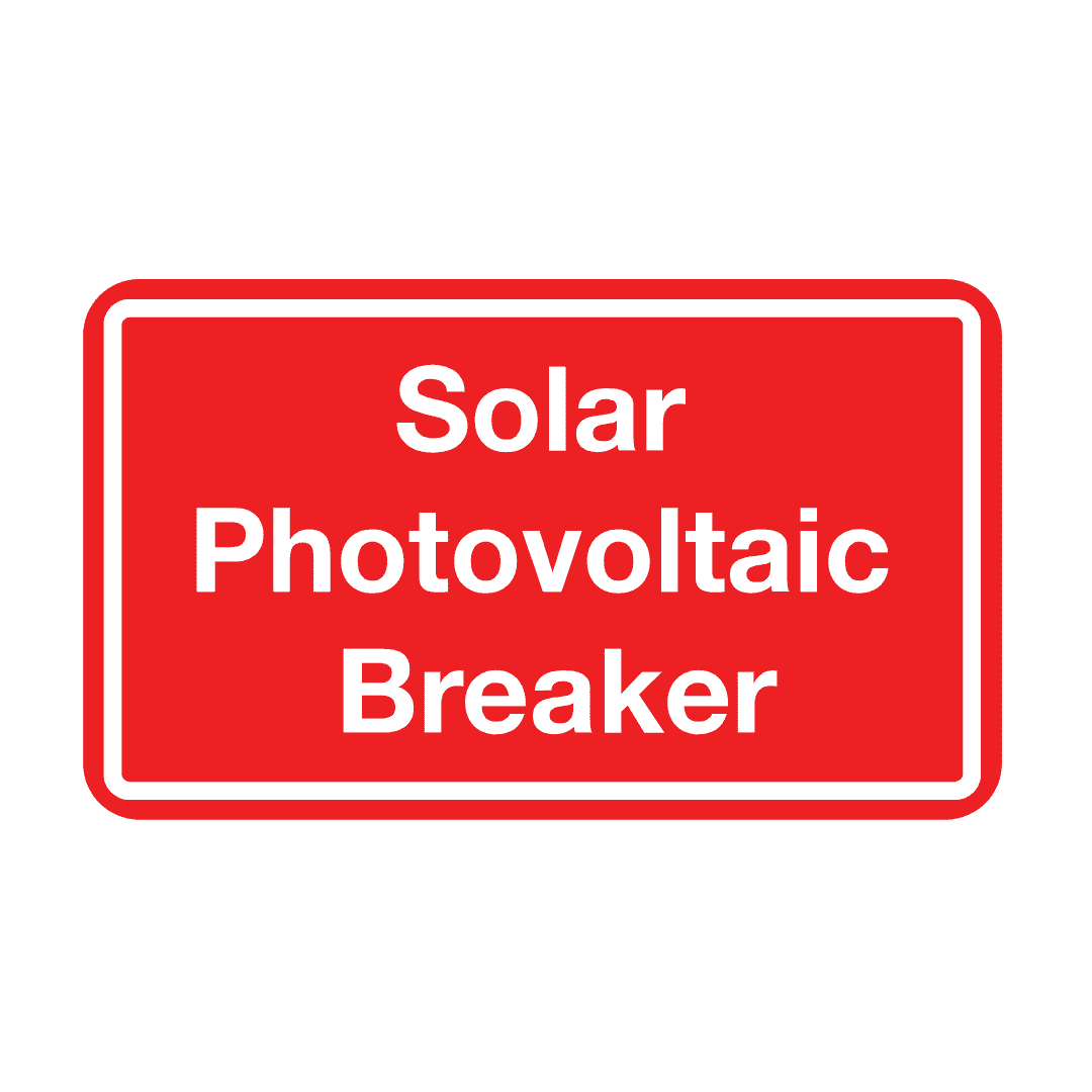 Image of Small Solar label Pack Solar Sticker