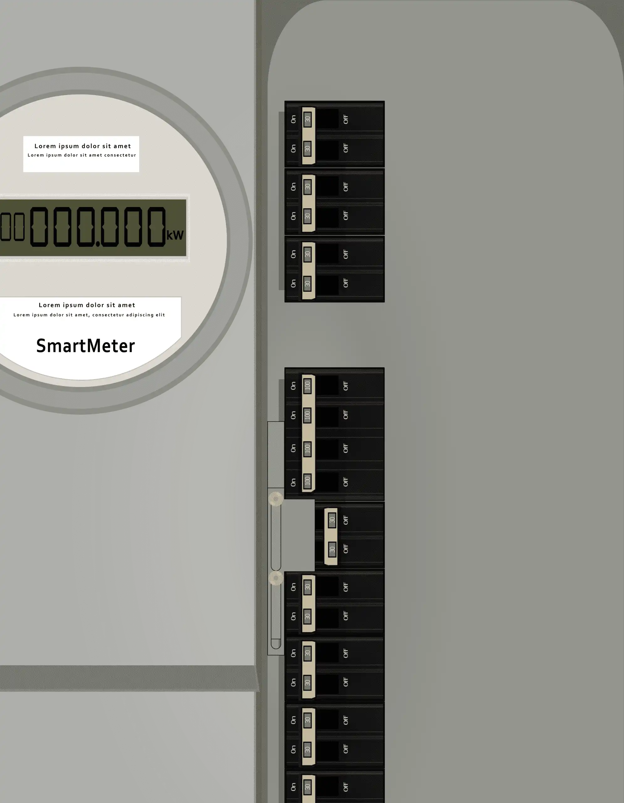 K-1315 with CH breakers main on and gen off